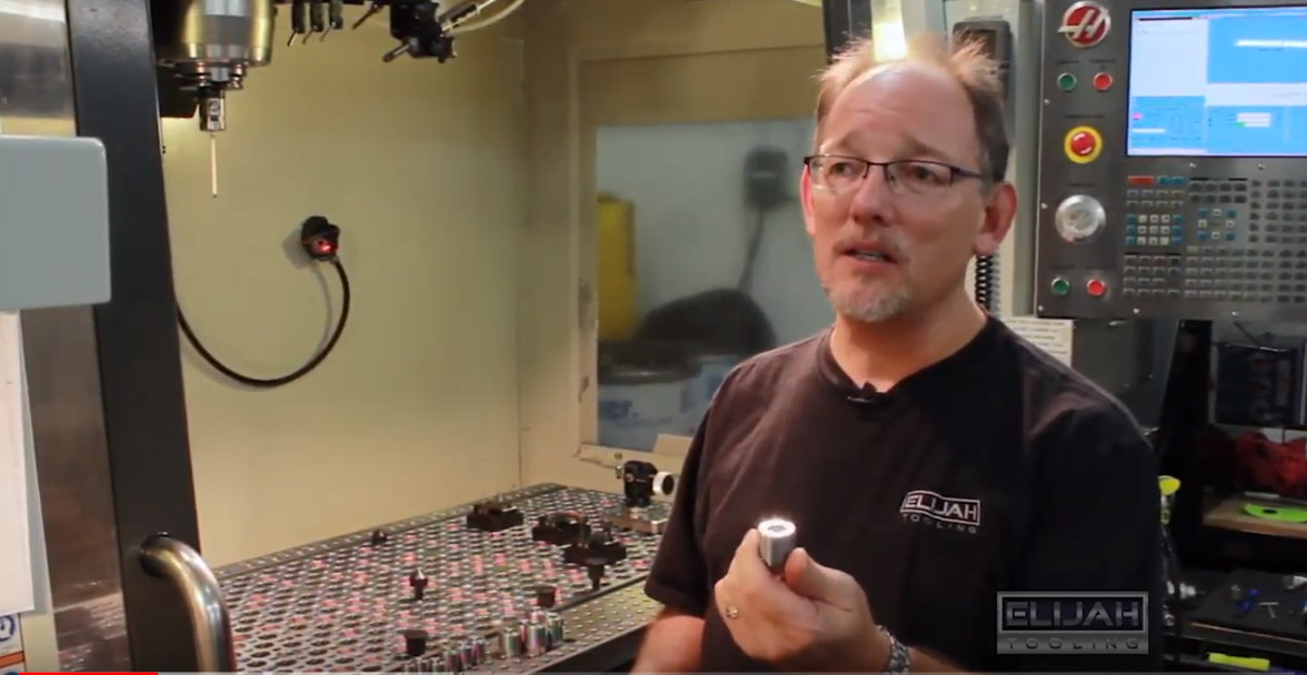 This Invert-a-Bolt Fastener allows you to hold work-holding material from underneath without using clamps or bolts. (CNC Workholding Back-Bolts)