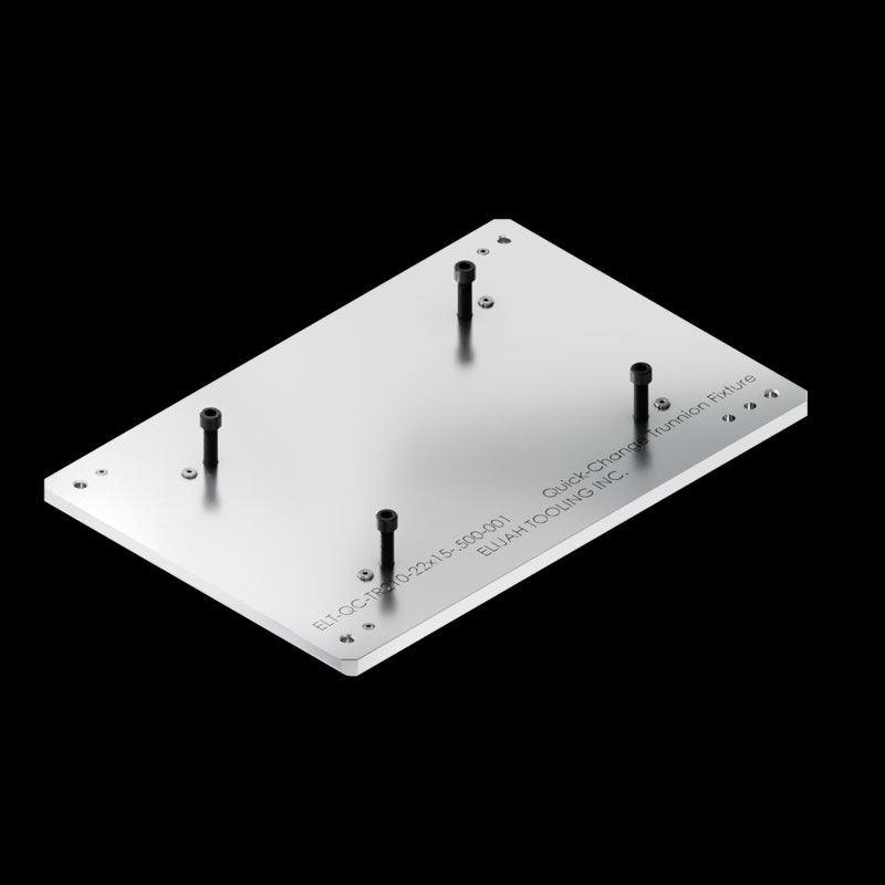 QUICK-CHANGE BASE PLATE FOR TRUNNION