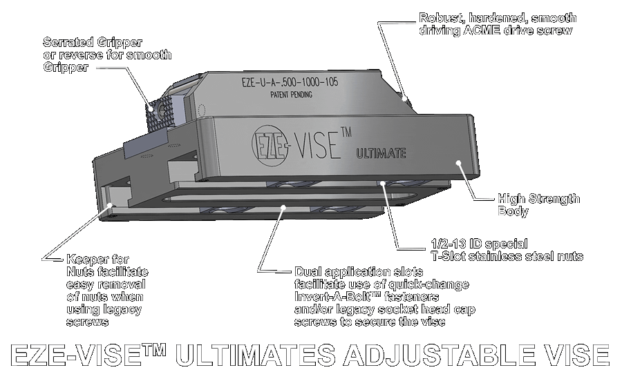 EZE-VISE™ ULTIMATES ADJUSTABLE MILLING VISE